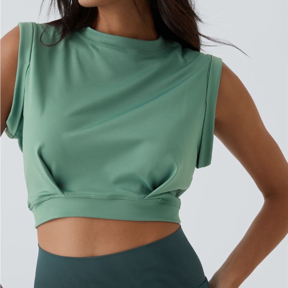 Teal Halara top